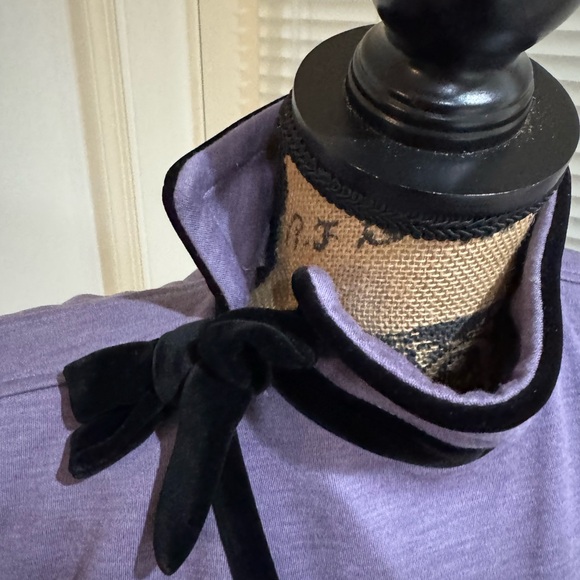 Vintage Ungaro Purple Jacket with Black Accents size 12 - Picture 3 of 11